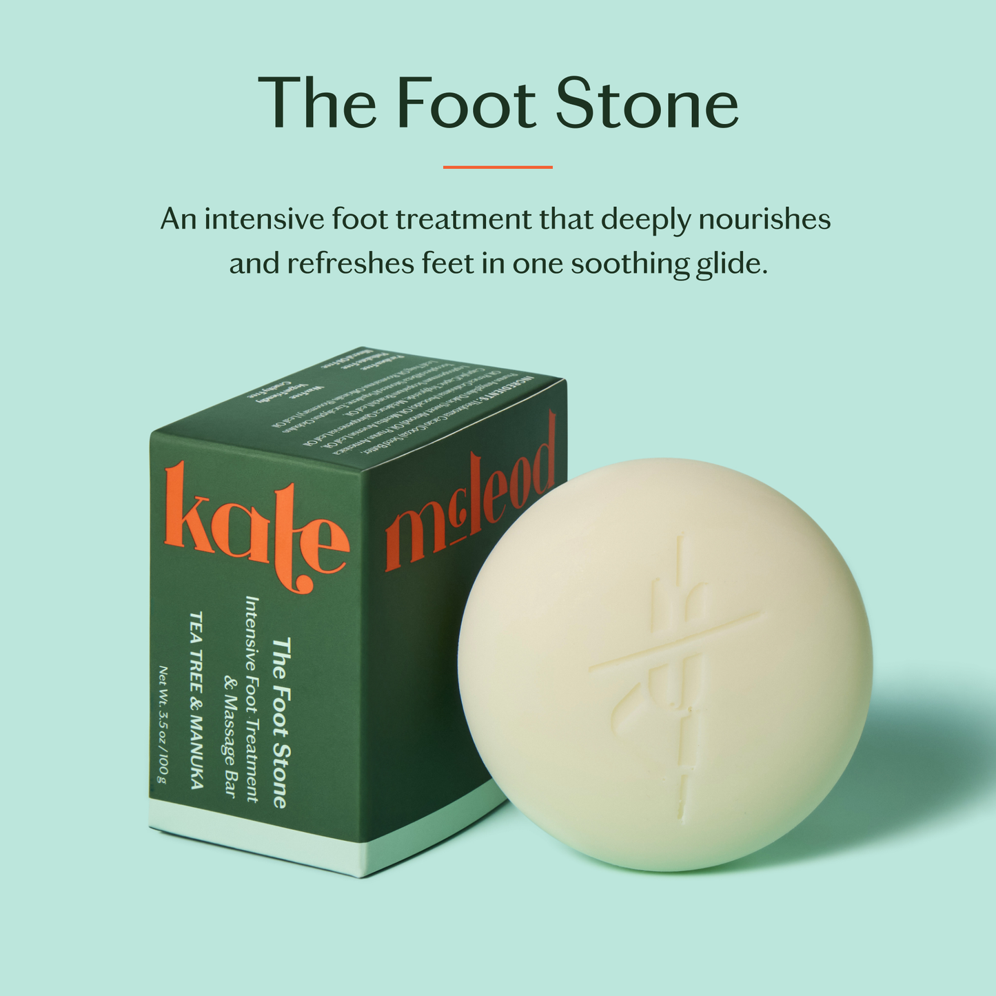 Kate McLeod The Foot Stone | Solid Foot Moisturizer