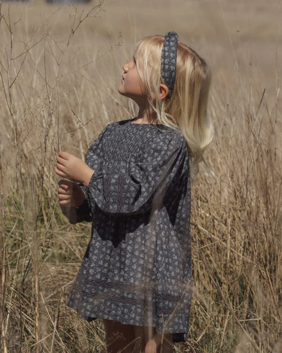 Rylee + Cru Selene Dress Heart Ditsy, Midnight