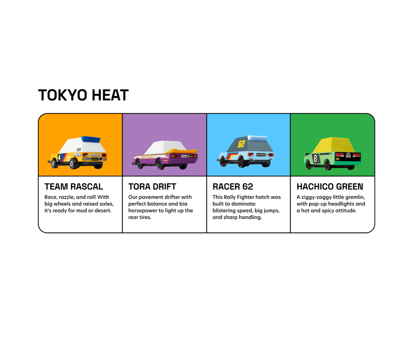 Candylab Tokyo Heat TOONS™ 4-Pack