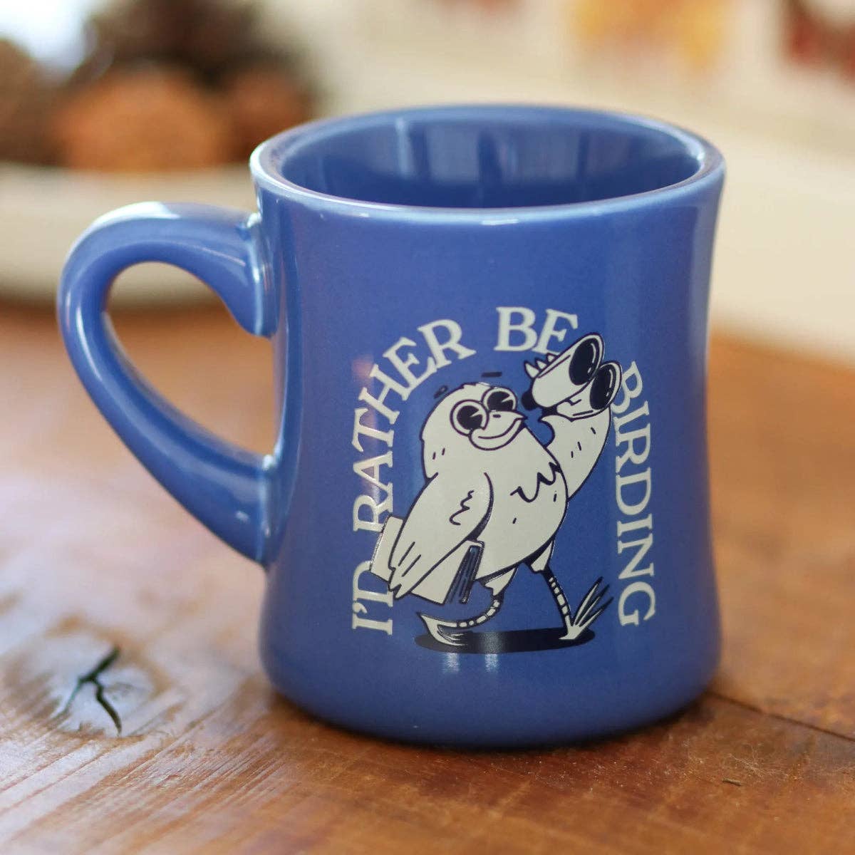 Bird Collective I'd Rather Be Birding Ceramic Mug