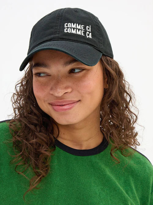 Clare V Baseball Hat Comme Ci Comme Ca, Black