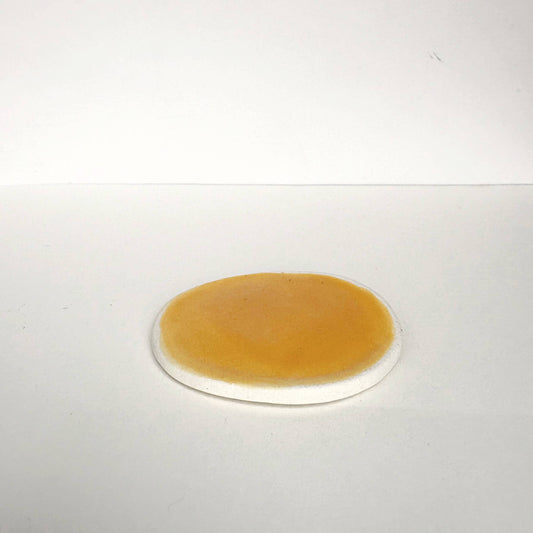 Spalted Home Yellow Ceramic Small Plate