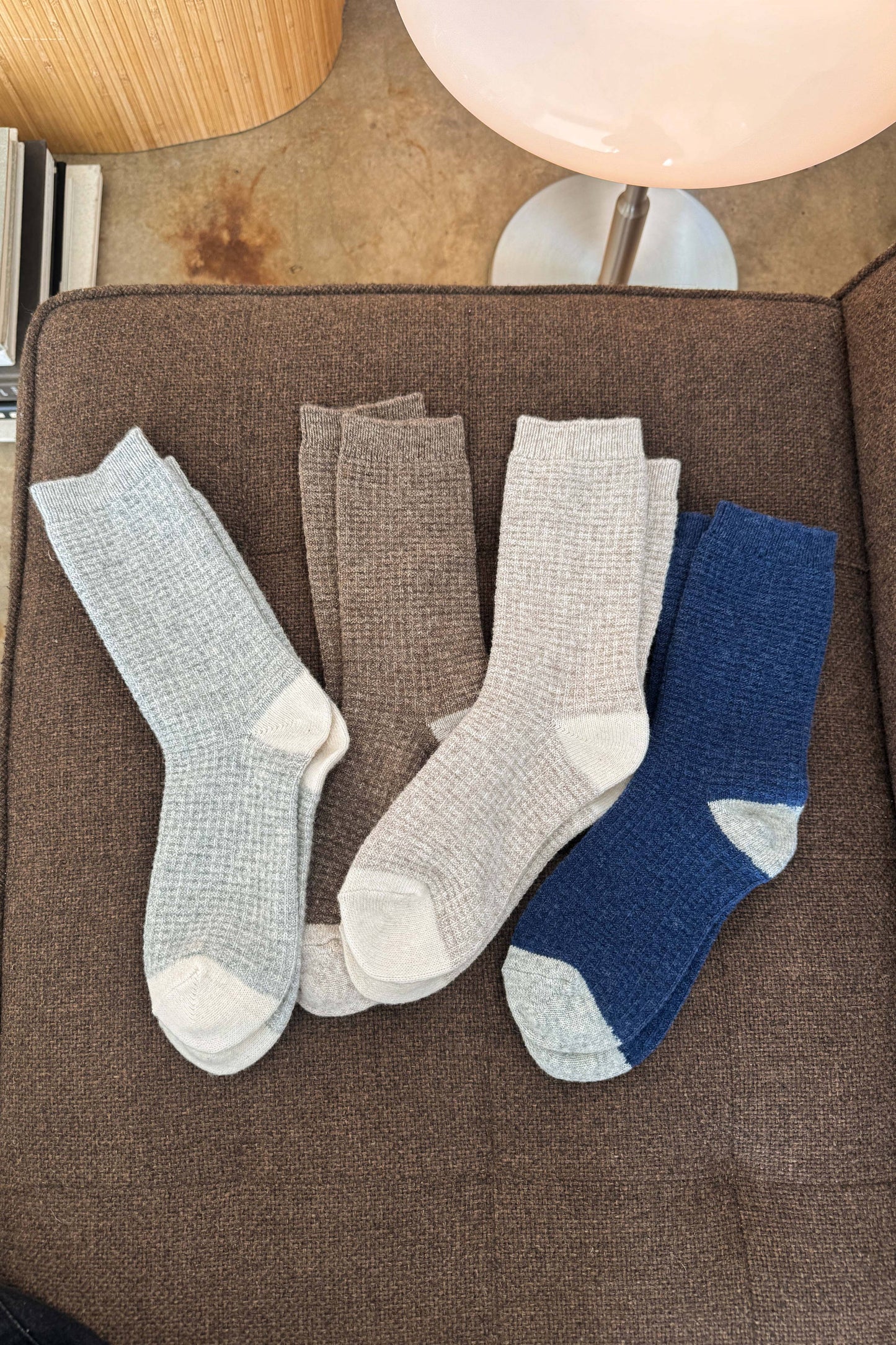 Le Bon Shoppe Wool Waffled Socks - Multiple Options