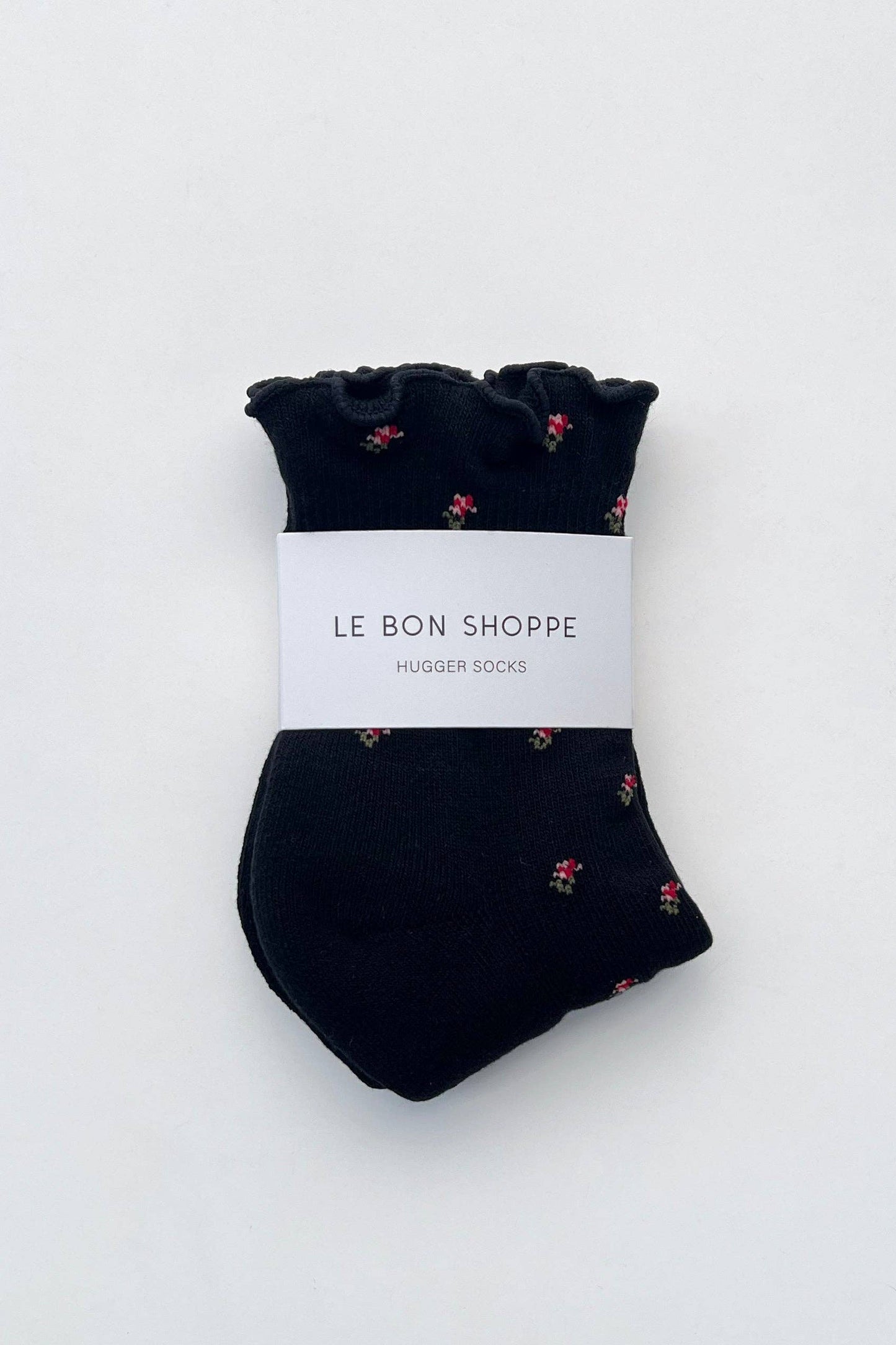 Le Bon Shoppe - Petal Ruffled Hugger Crew Socks