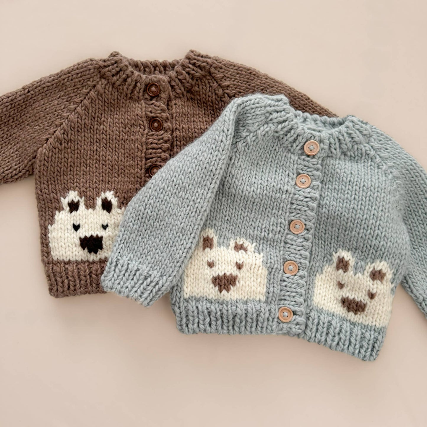 The Blueberry Hill Bear Cardigan