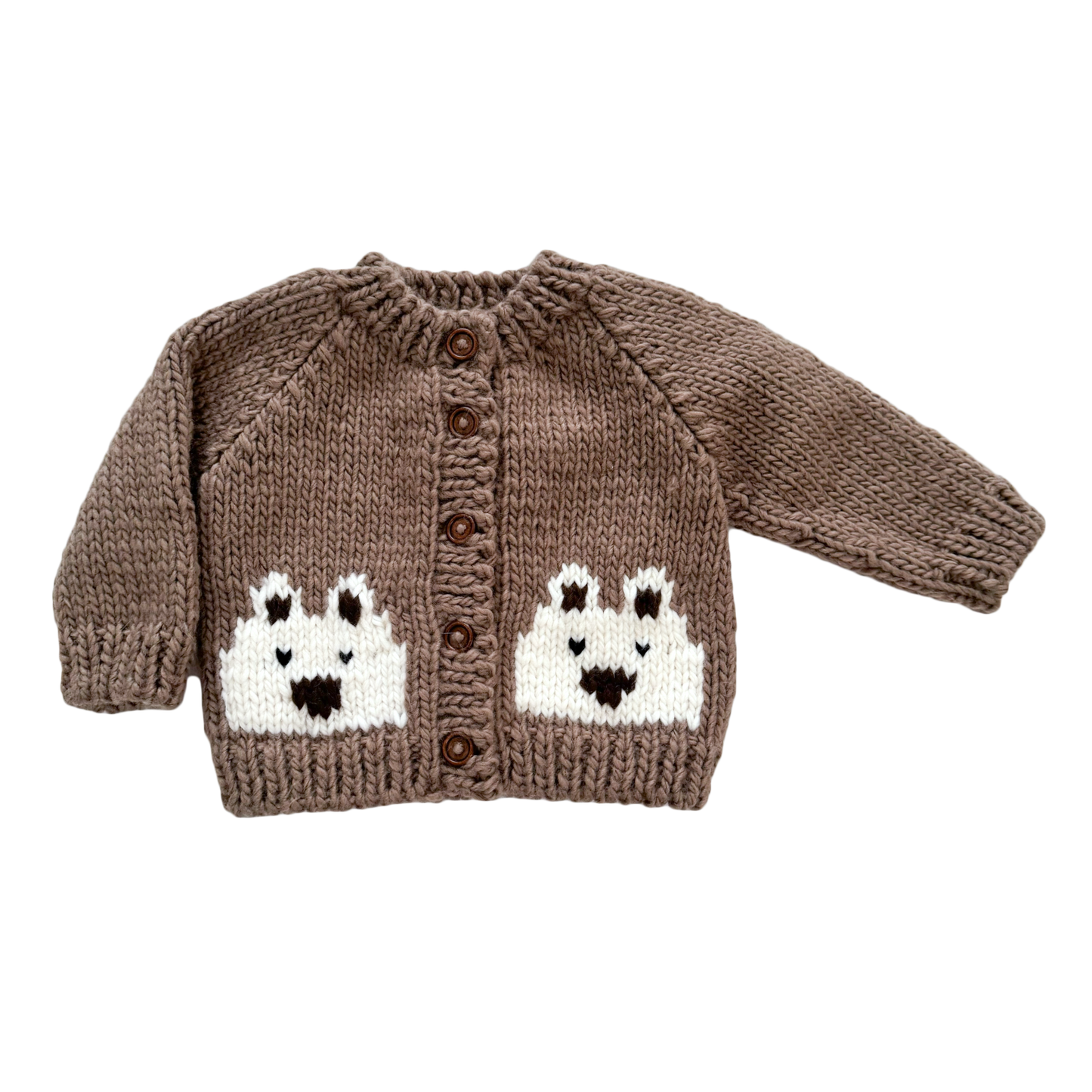 The Blueberry Hill Bear Cardigan