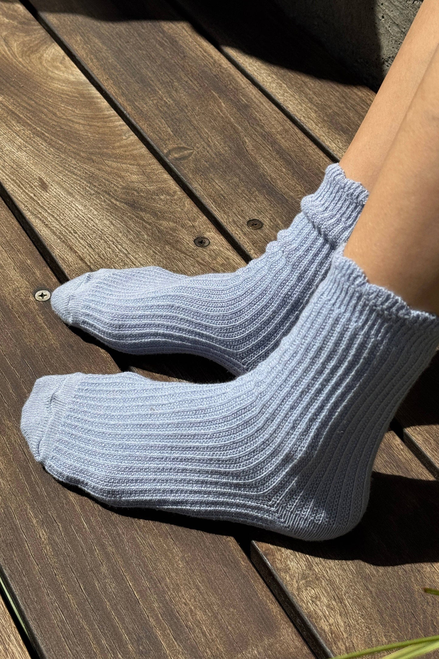 Le Bon Shoppe - Linen Scallop Socks - Multiple Options