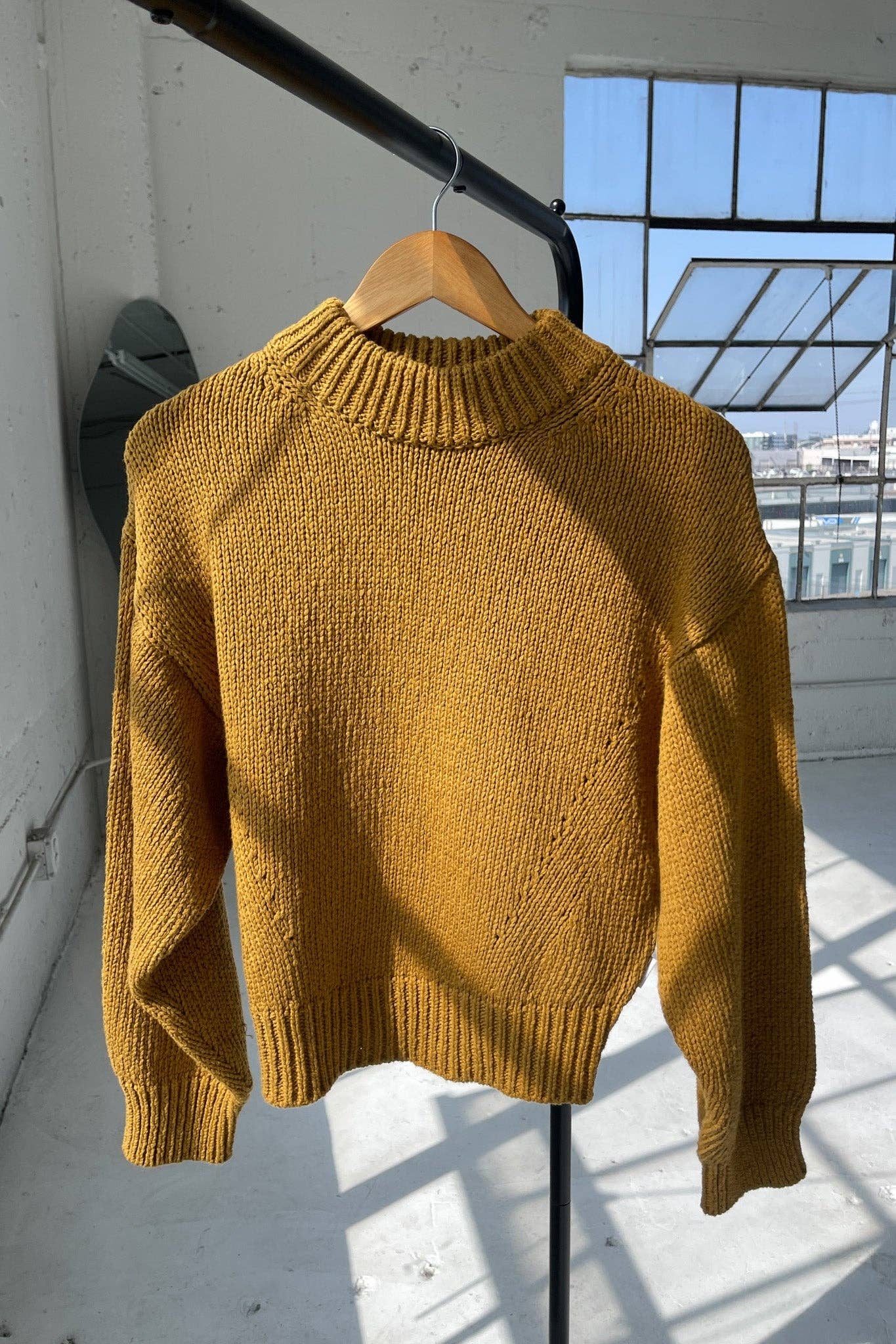 Le Bon Shoppe Zoe Cotton Sweater, Dijon