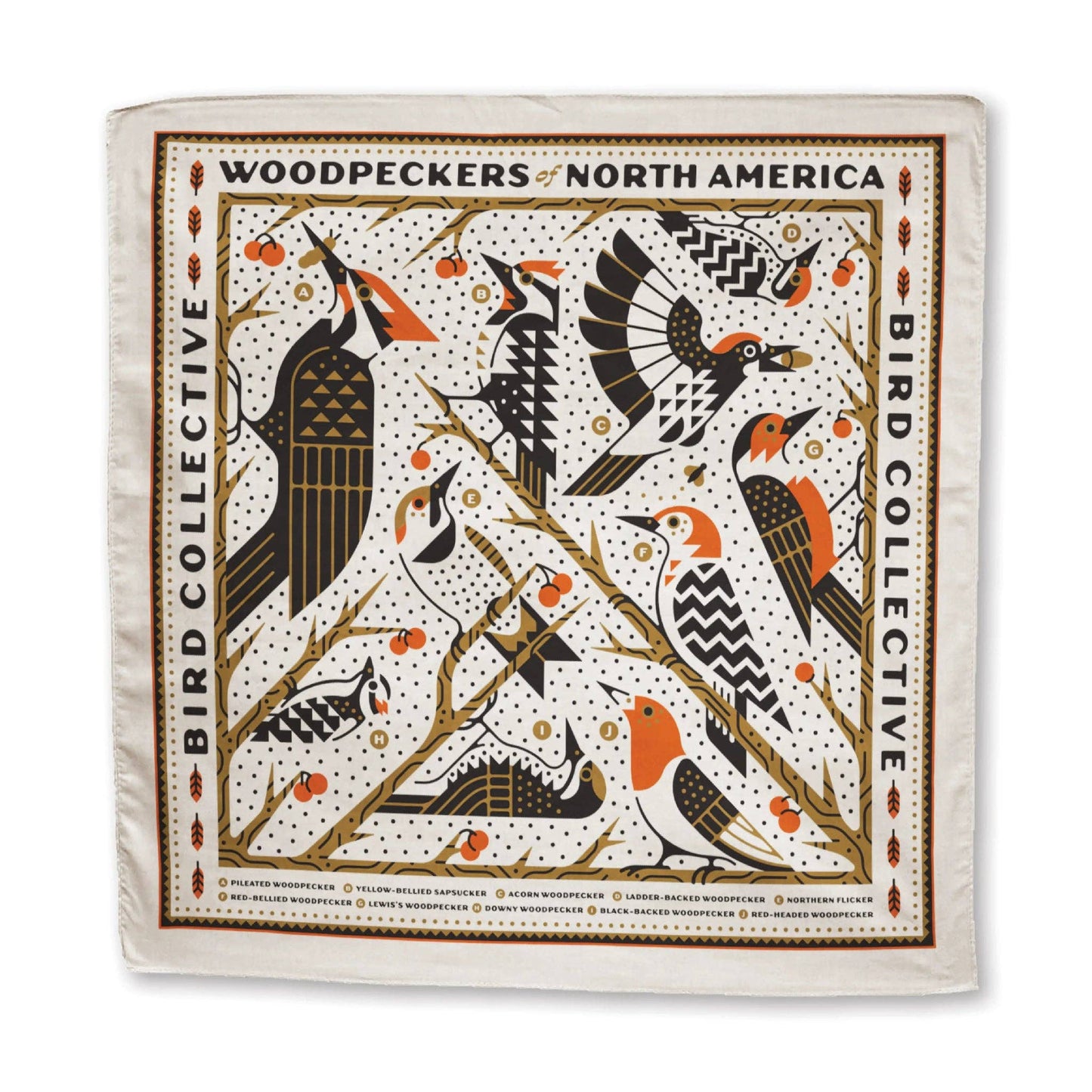Bird Collective Woodpecker Bandana