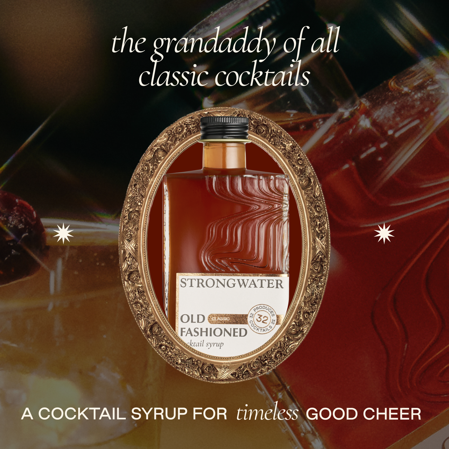 Strongwater Old Fashioned Cocktail Mixer Syrup