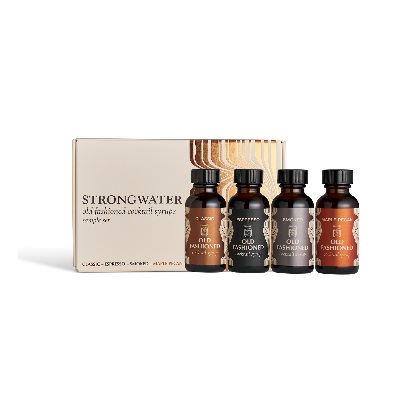 Strongwater Old Fashioned Cocktail Syrup Sample Set