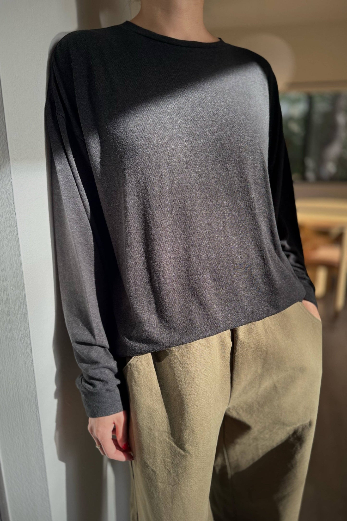 Le Bon Shoppe Haze Linen Blend Tee - Multiple Options