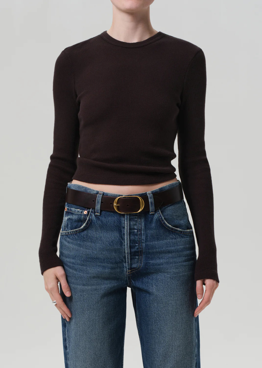 Citizens of Humanity Pilar Crewneck, Chocolate