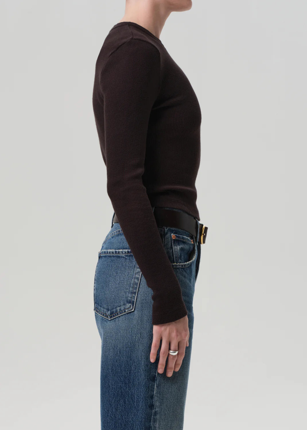 Citizens of Humanity Pilar Crewneck, Chocolate