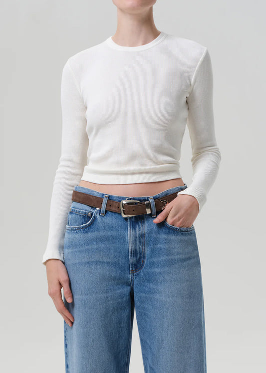 Citizens Of Humanity Pilar Crewneck, Pashmina (Off White)