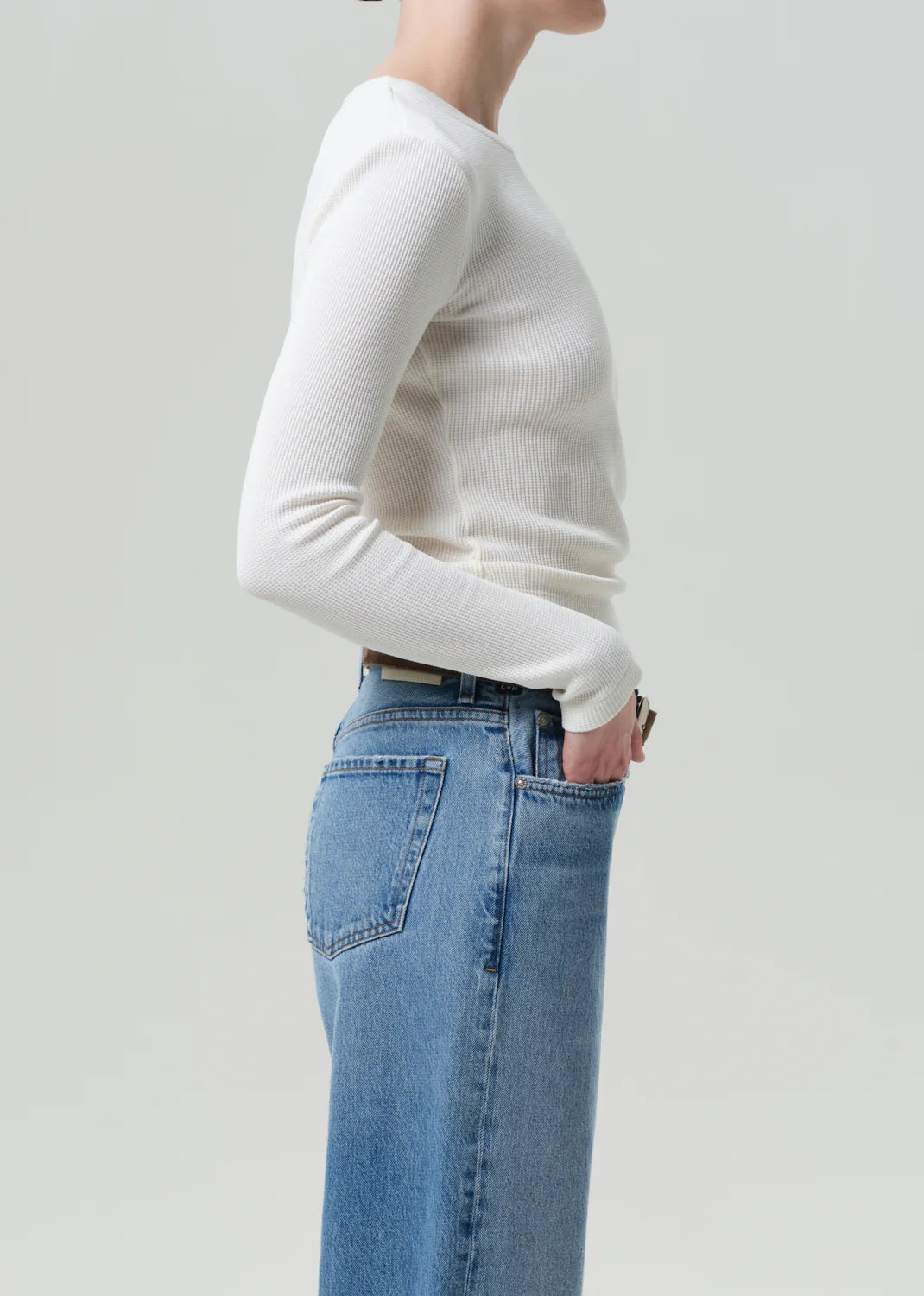 Citizens Of Humanity Pilar Crewneck, Pashmina (Off White)