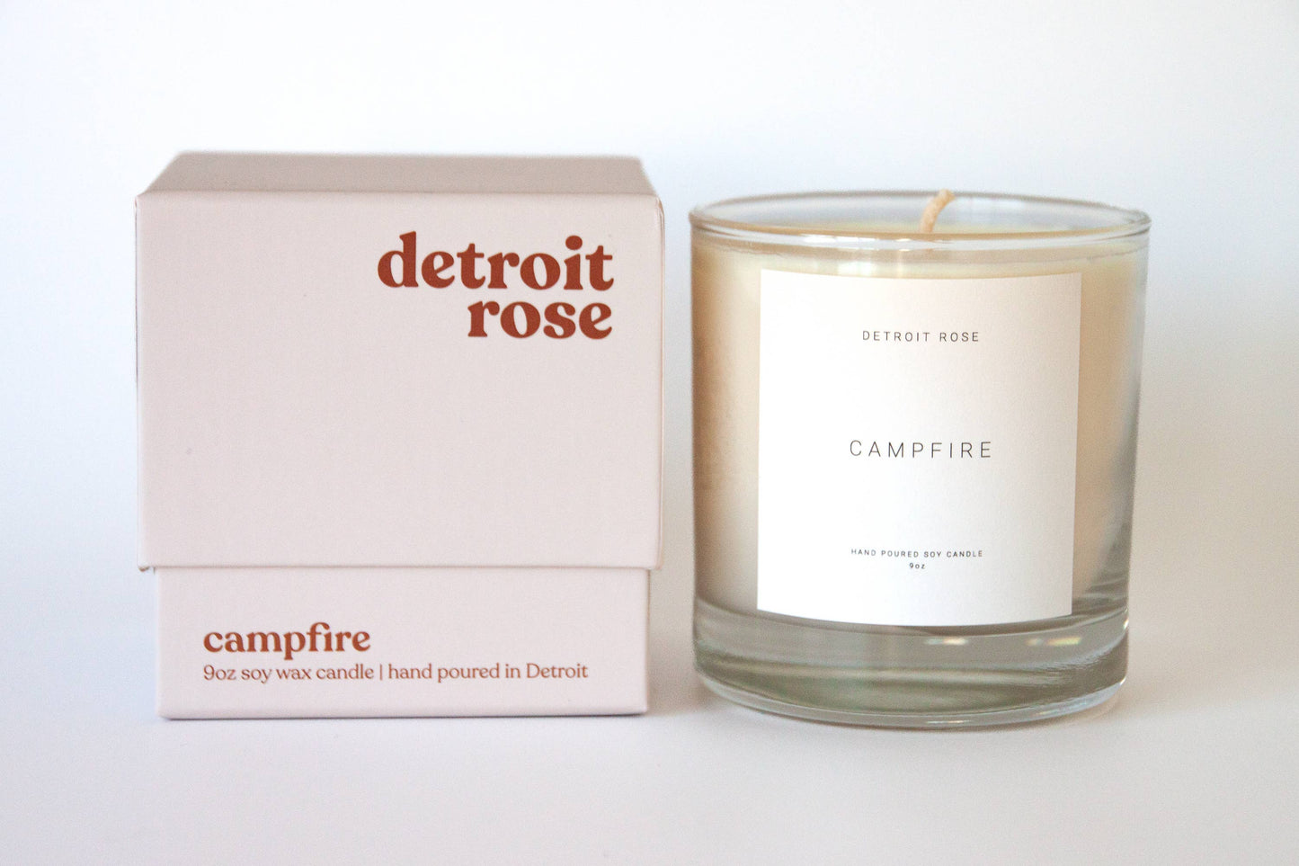 Detroit Rose - Campfire Candle