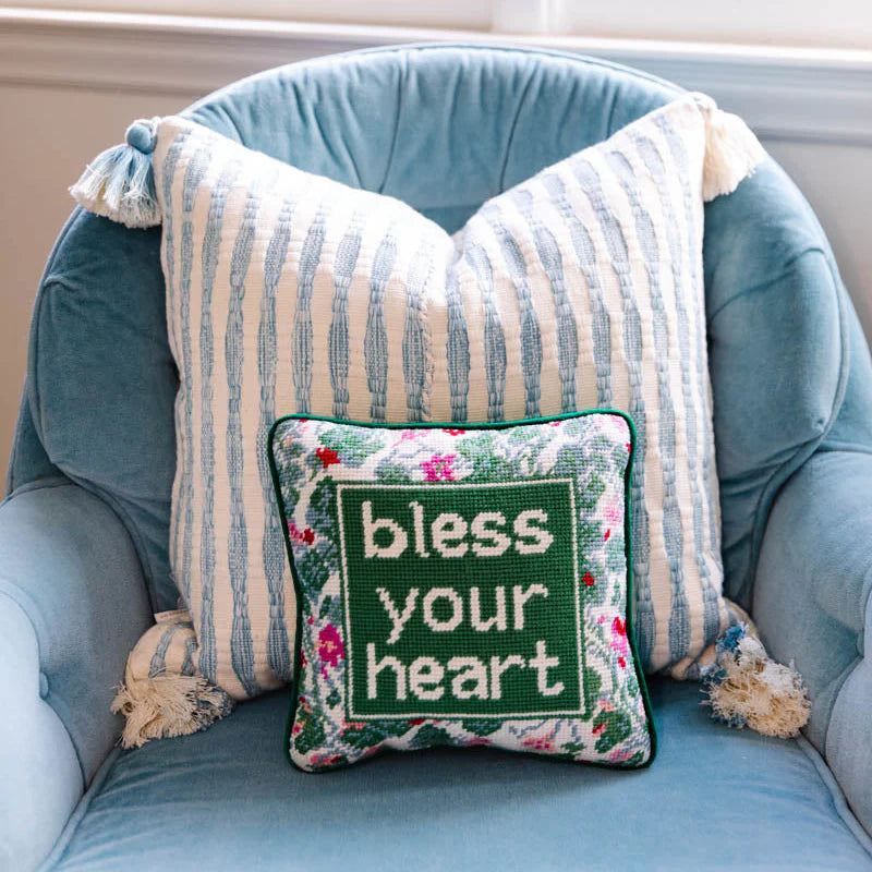 Furbish Needlepoint Pillows - Multiple Options