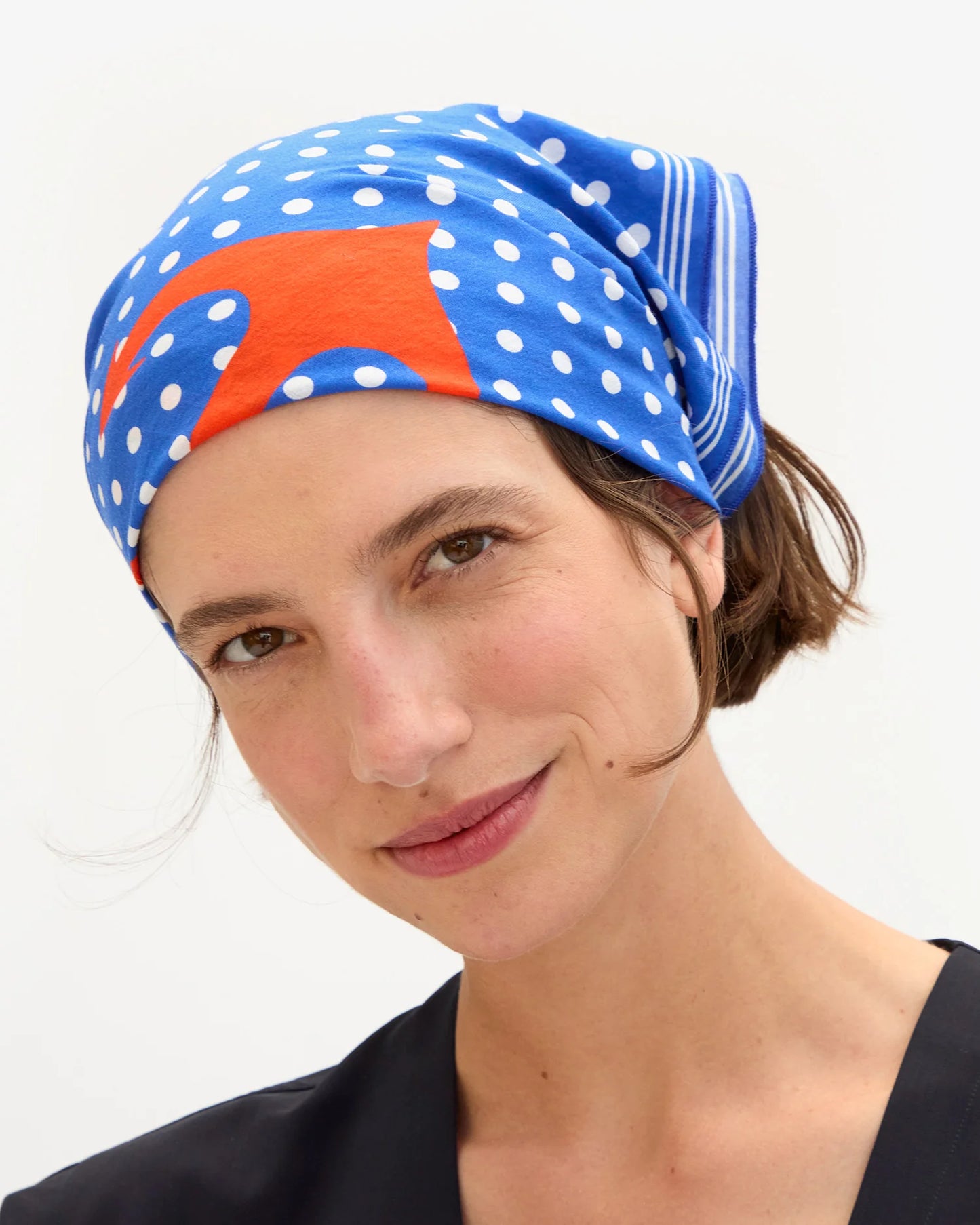 Clare V Bandana, Nautique/Cobalt