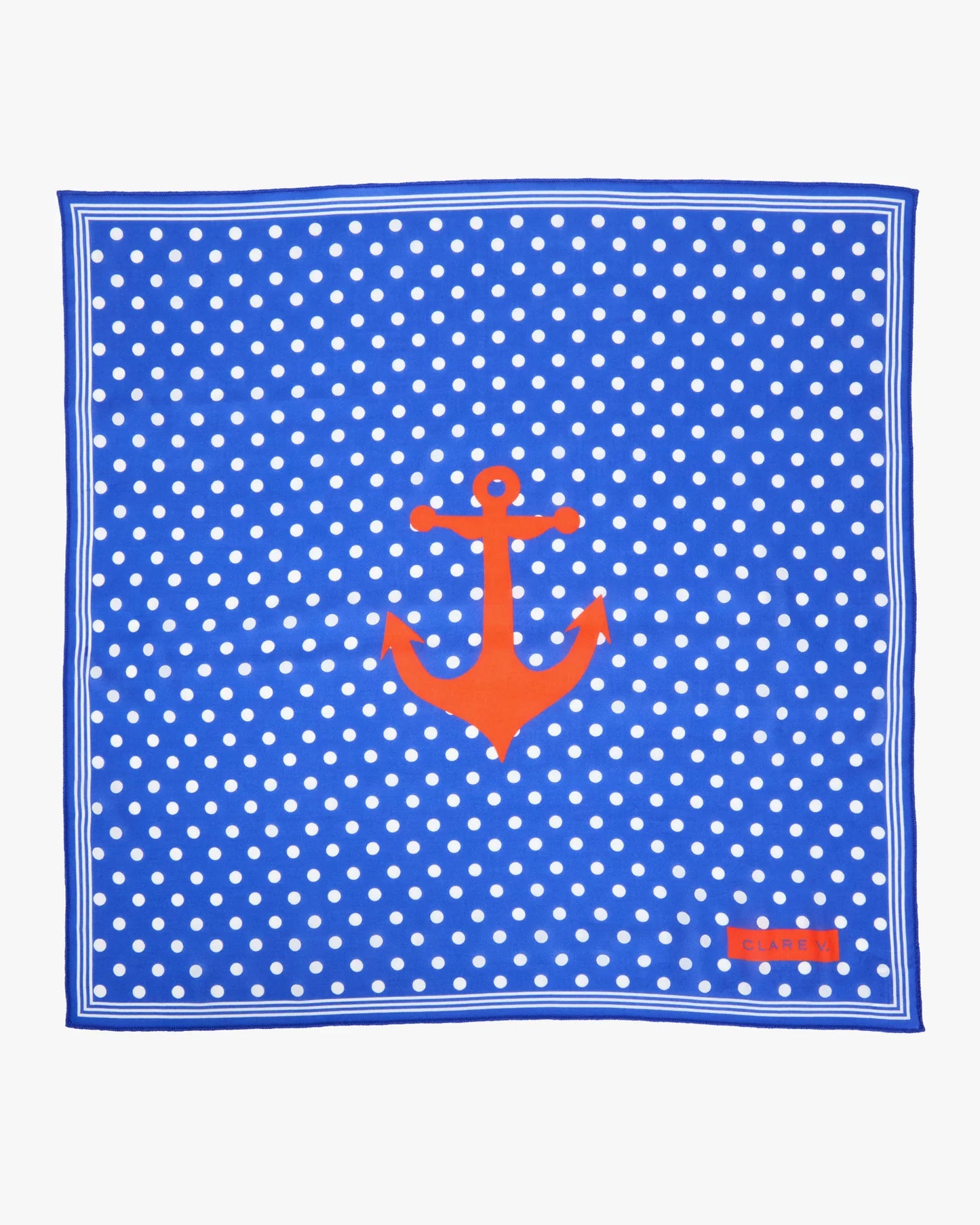 Clare V Bandana, Nautique/Cobalt