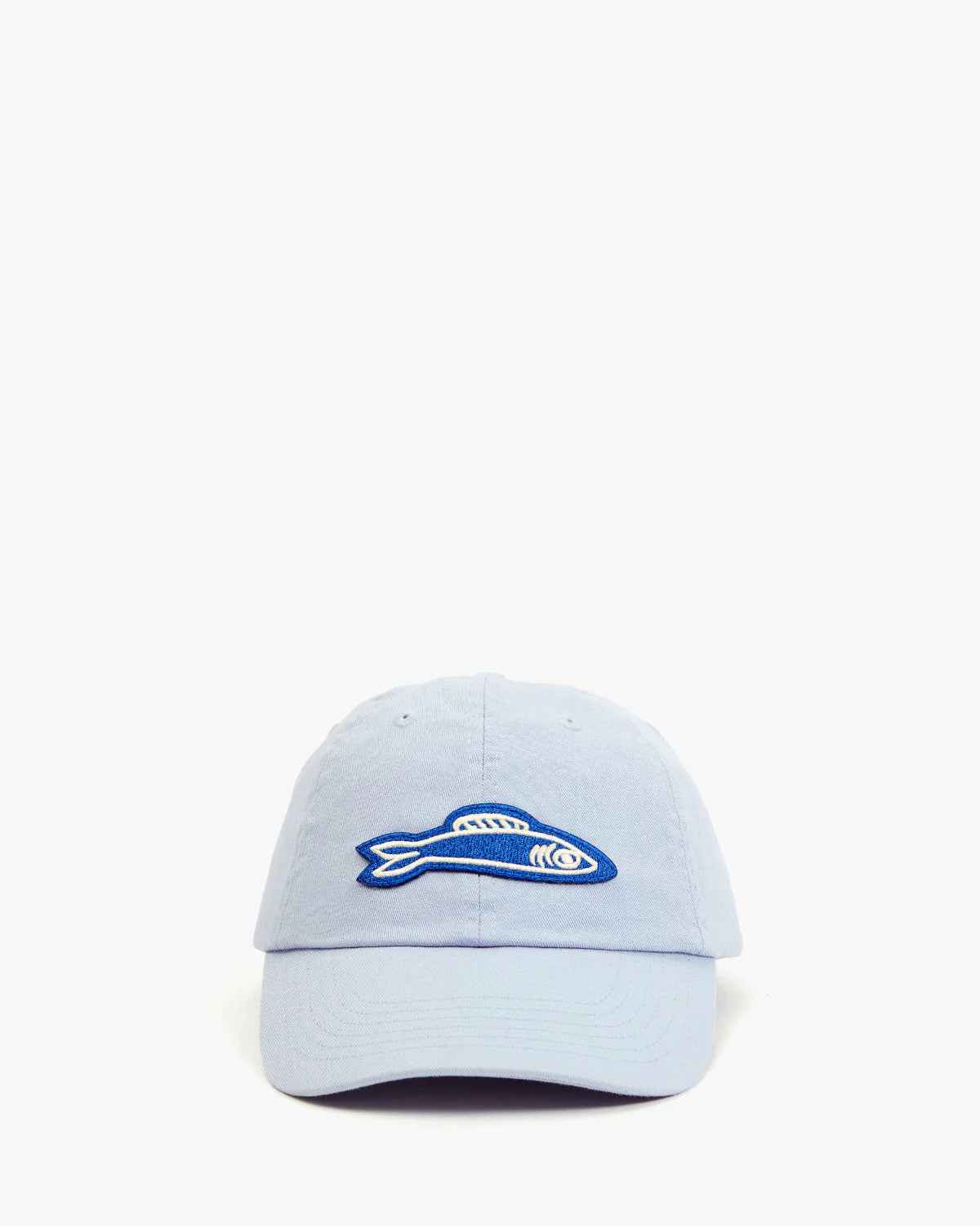 Clare V Baseball Hat sardine Patch, Baby Blue