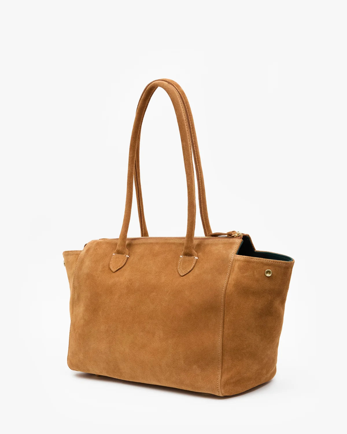 Clare V Beatrice, Suede, Caramel