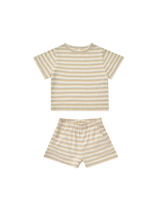 Rylee + Cru Jersey Set - Vintage Stripe