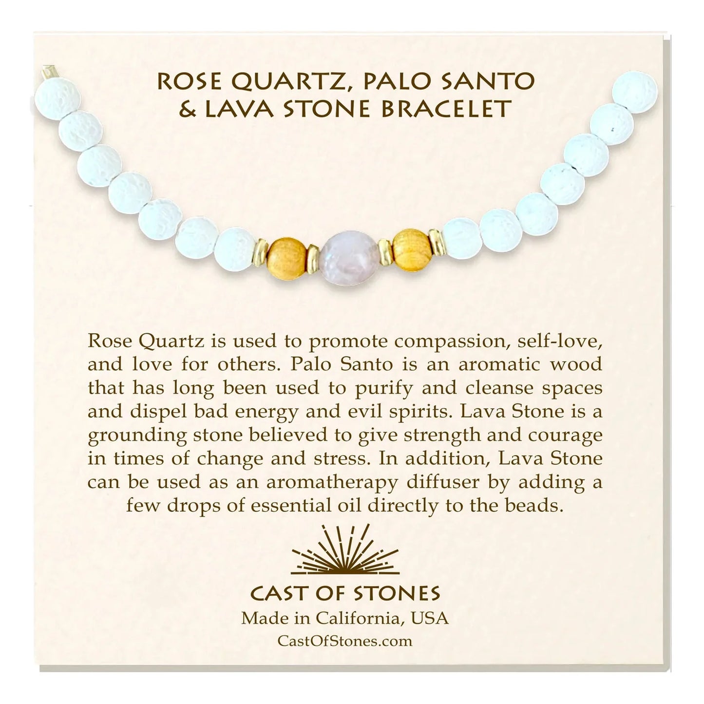 Cast of Stones Palo Santo Bracelets - Multiple Options