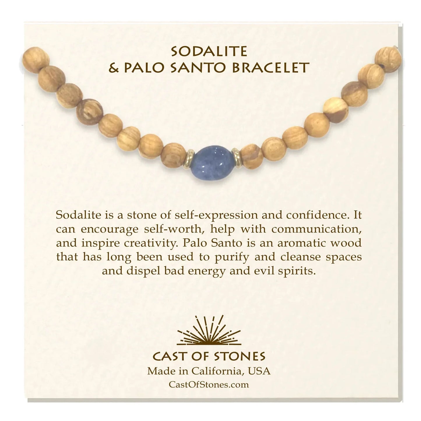 Cast of Stones Palo Santo Bracelets - Multiple Options