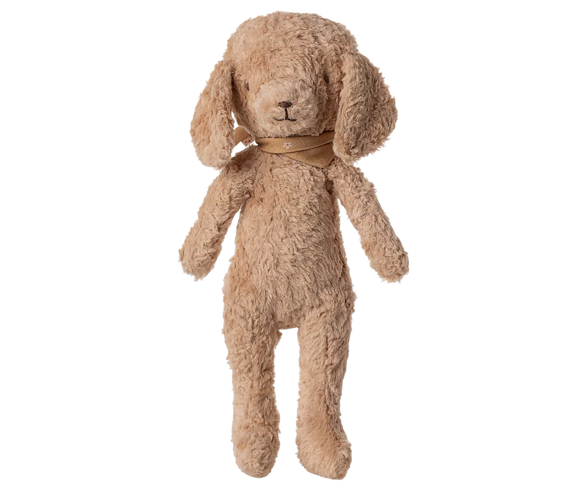Maileg Poodle Dog, Vintage Plush, Dusty Powder