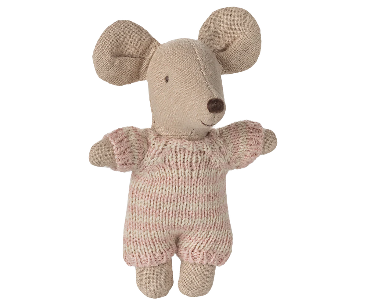 Maileg Baby Mouse in Carry Cot - Multiple Options
