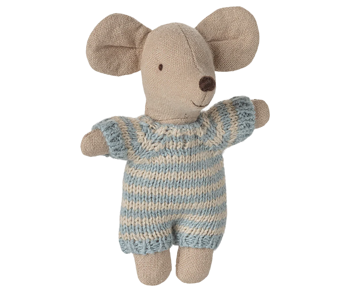 Maileg Baby Mouse in Carry Cot - Multiple Options