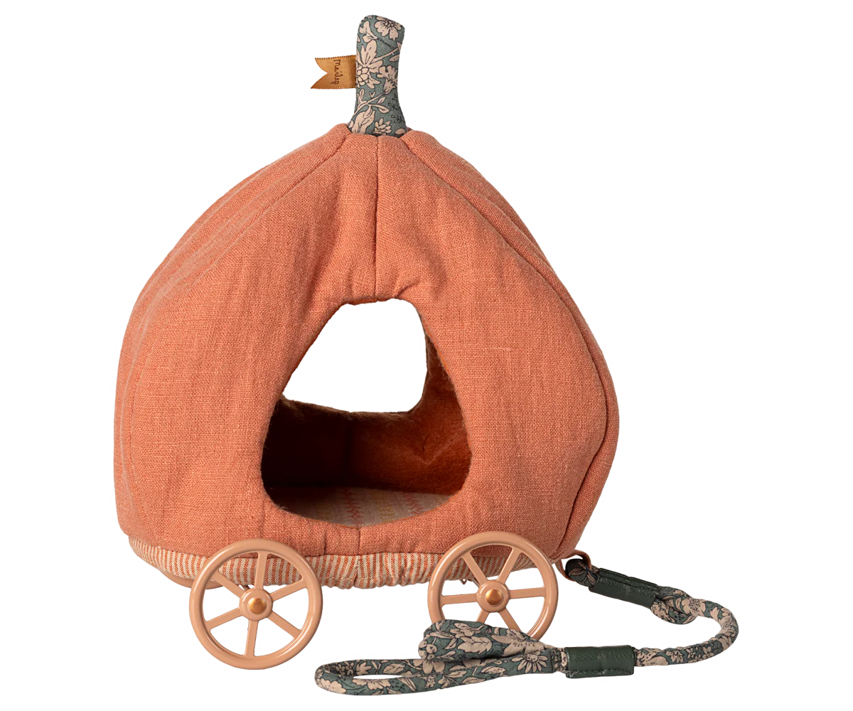 Maileg Pumpkin Carriage, Mouse - Multiple Options