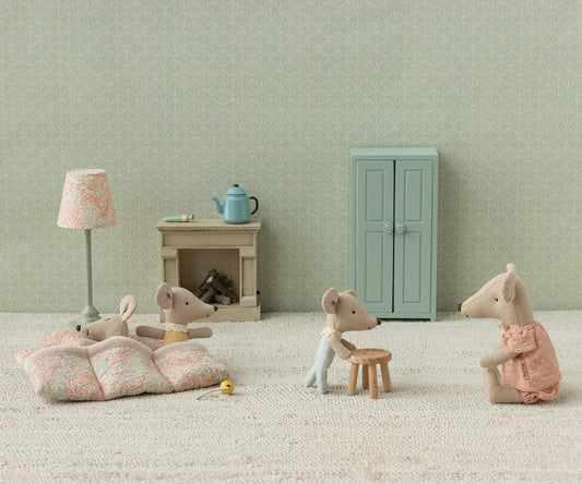 Maileg Triplets, Baby Mice in a Matchbox