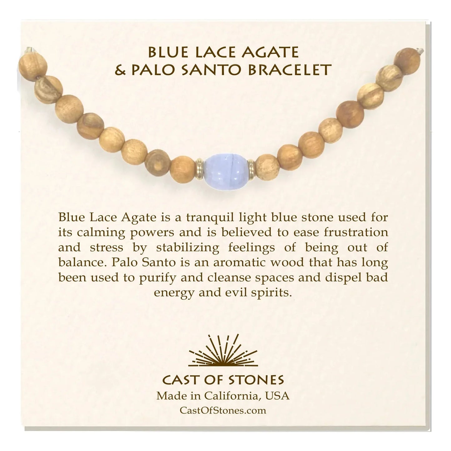 Cast of Stones Palo Santo Bracelets - Multiple Options