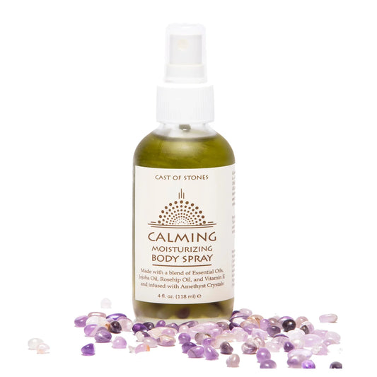 Cast Of Stones Calming Moisturizing Spray Infused w/ Amethyst Crysals