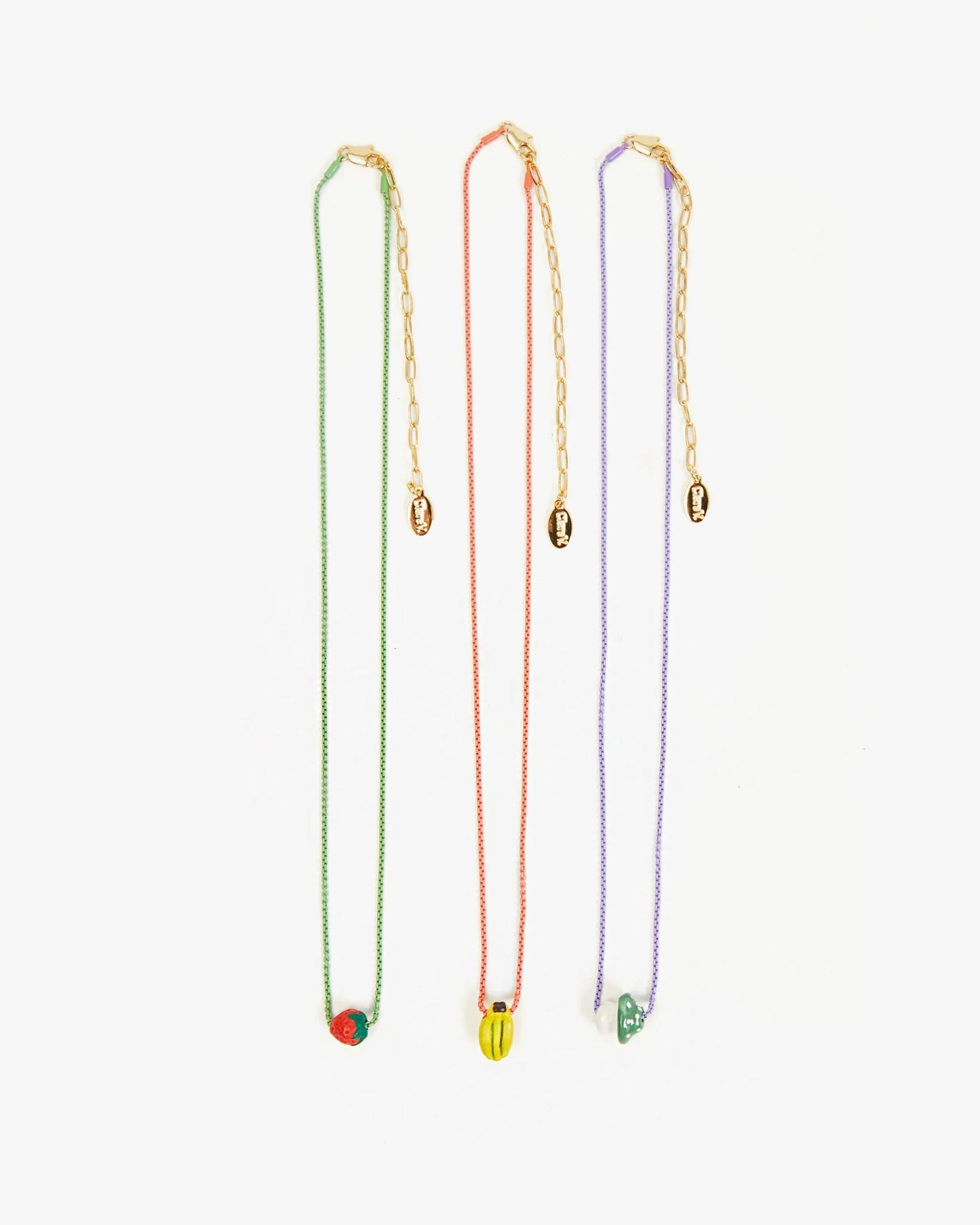 Clare V Ceramic Bead Necklace Set, Multi Color