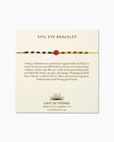 Cast of Stones Evil Eye Bracelet - Multiple Options