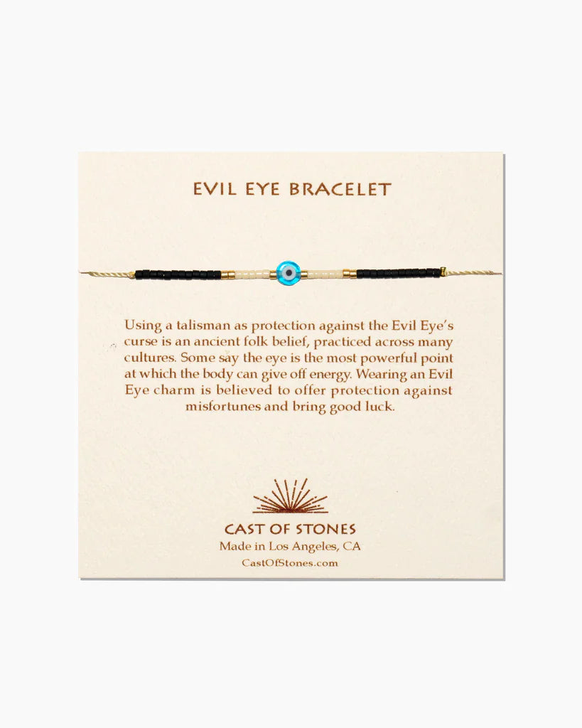 Cast of Stones Evil Eye Bracelet - Multiple Options