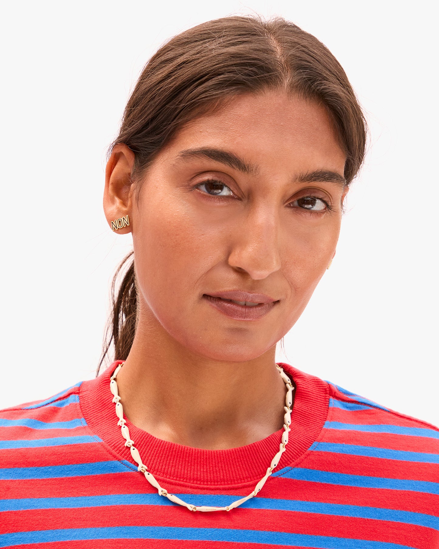 Enamel Sardine Necklace