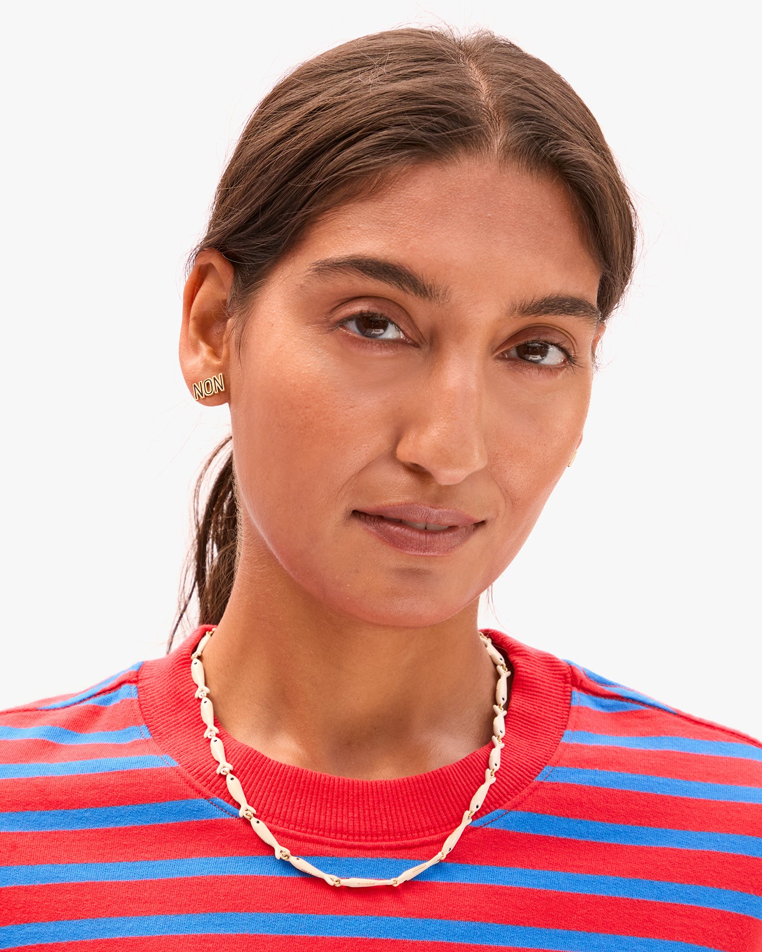 Enamel Sardine Necklace