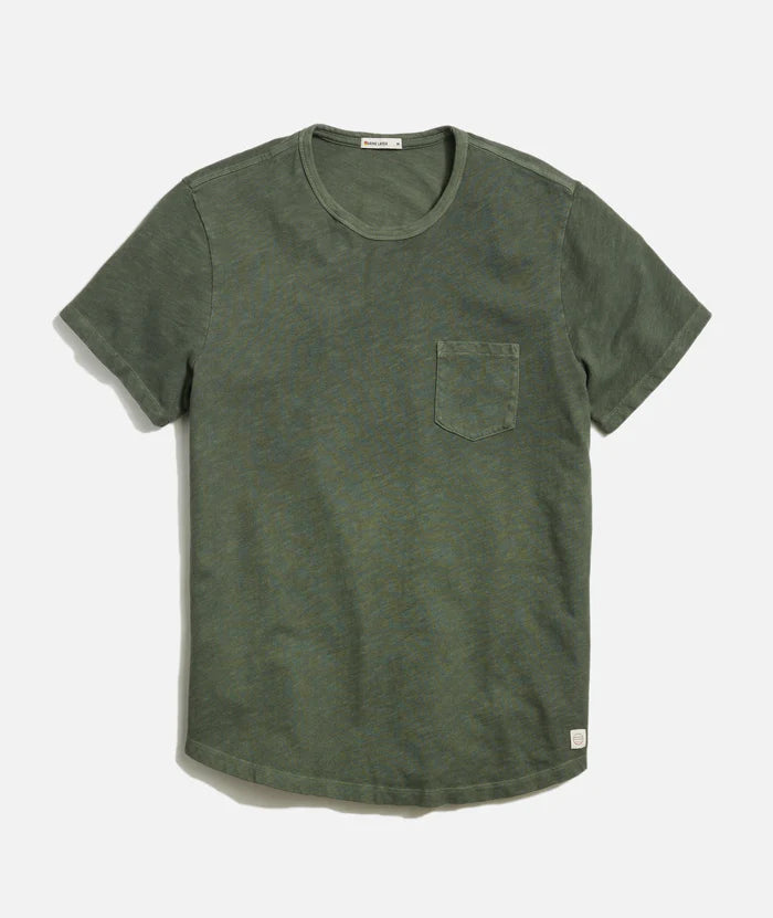 Marine Layer Men's Short Sleeve Vintage Heavy Slub Pocket Tee