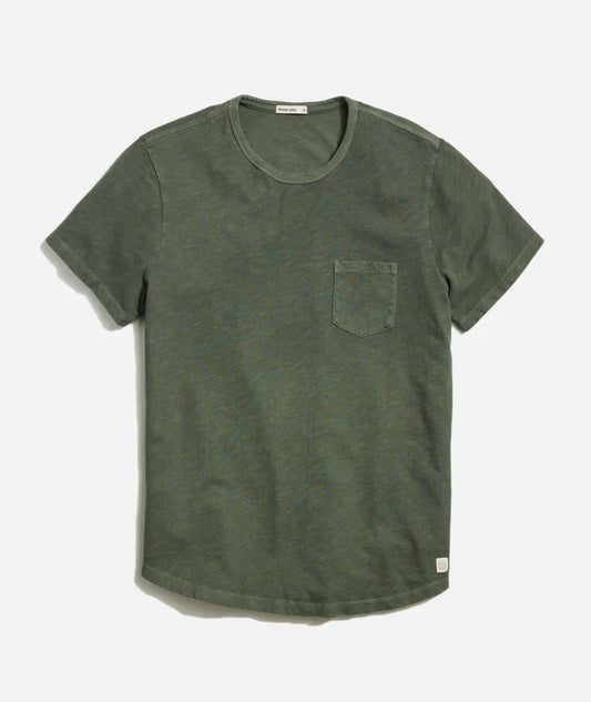 Marine Layer Men's Short Sleeve Vintage Heavy Slub Pocket Tee