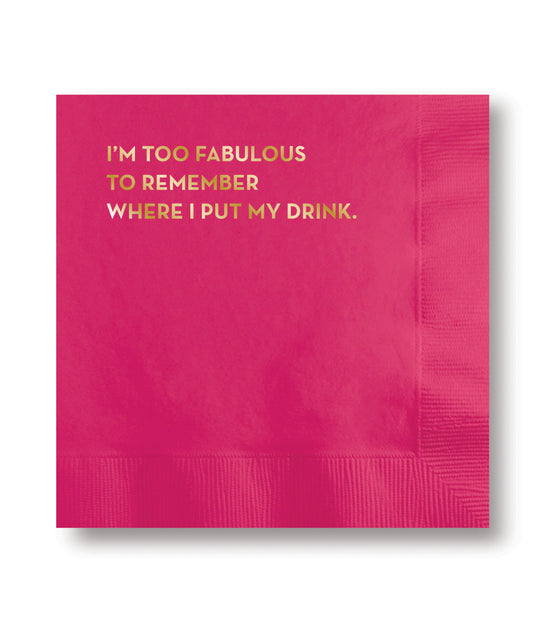 Sapling Press Cocktail Napkins - Multiple Options