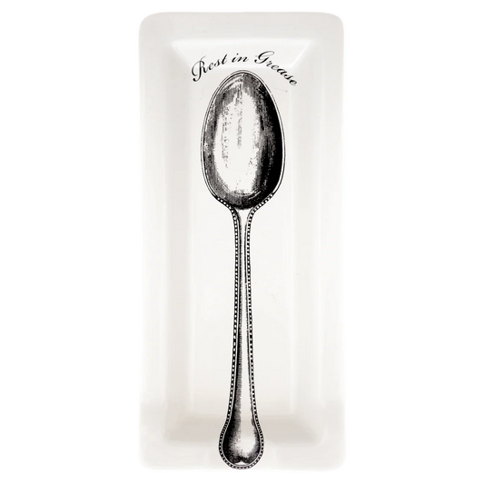 Fishs Eddy Funny Little Trays, Rest In Grease