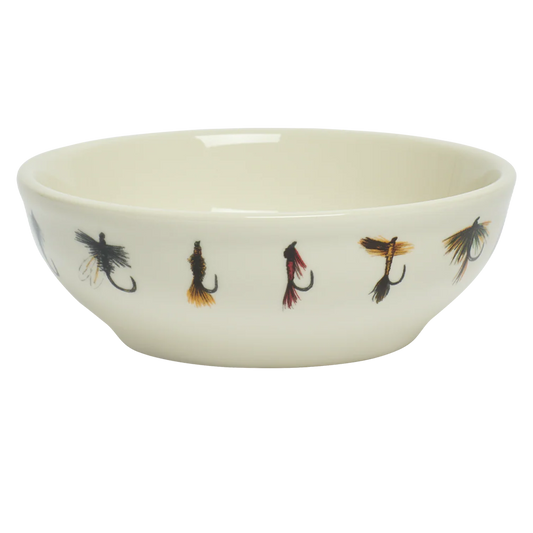 Fishs Eddy Gone Fishin' Nappy Bowl 14oz