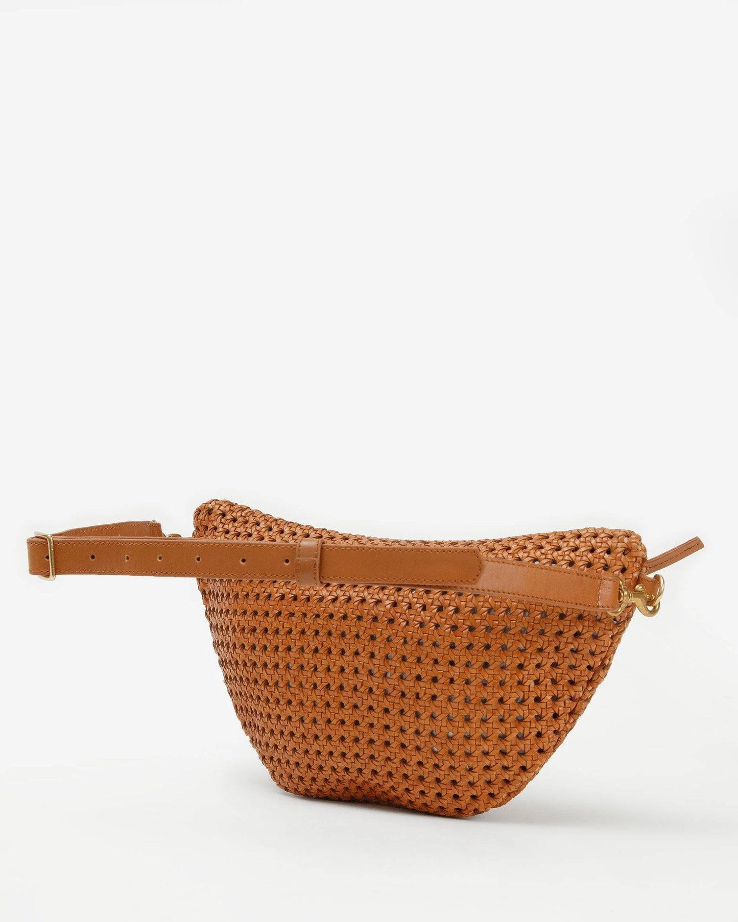 Clare V Grande Fanny, Tan Rattan