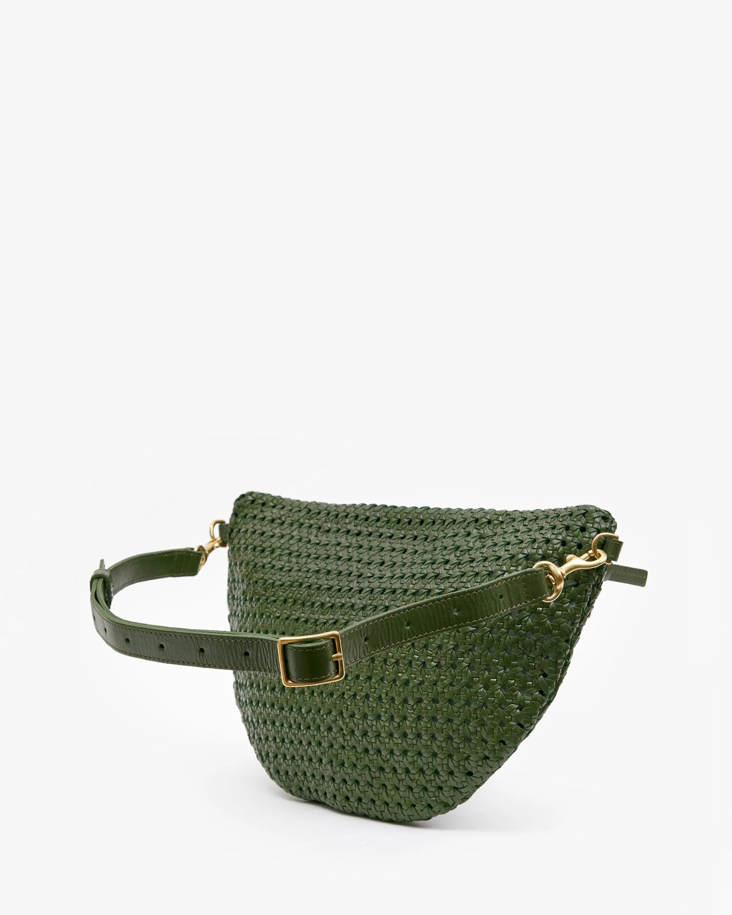 Clare V Grande Fanny, Army Rattan