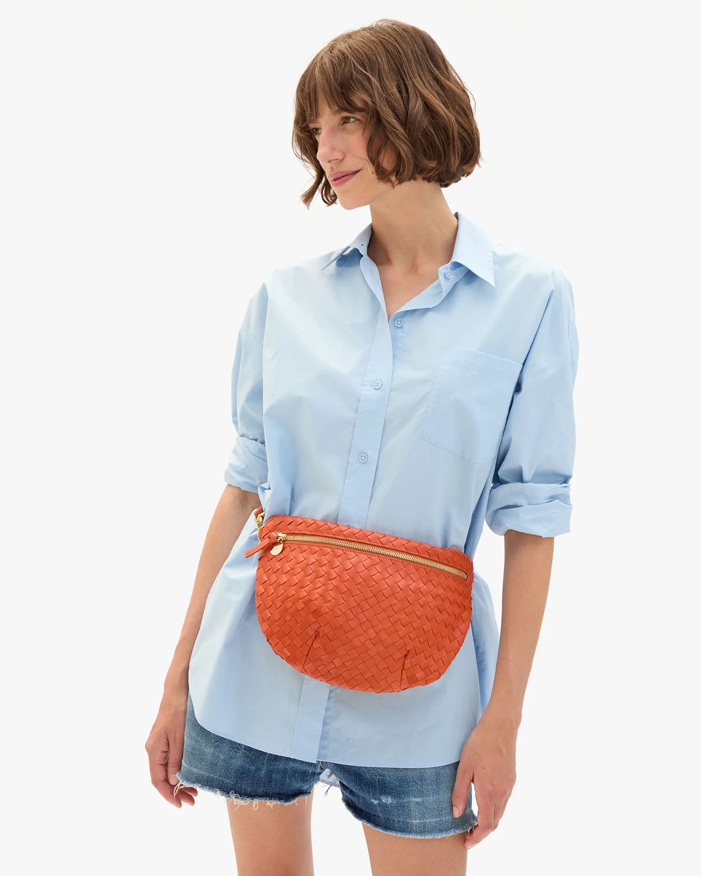 Clare V Grande Fanny, Saltillo Diagonal Woven