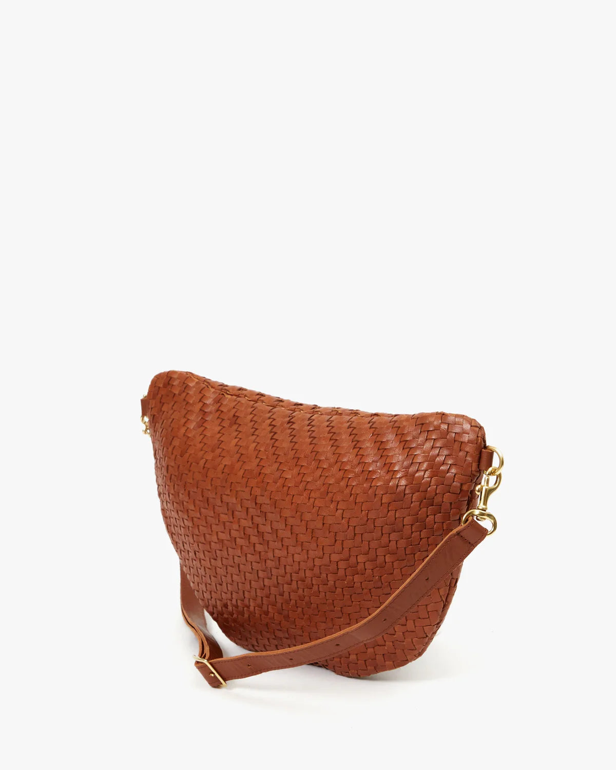 Clare V Grande Fanny Zig-Zag, Hazelnut